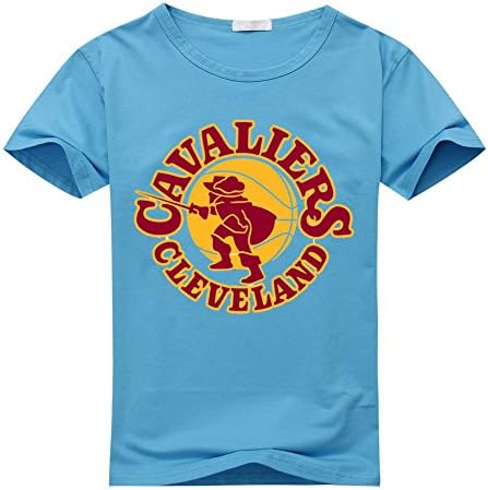 DNPL Cleveland Cavaliers logo Men's classic Baby blue T-shirt X-Large