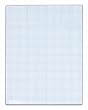 TOPS Quadrille Pad, 8.5 x 11 Inches, 8 Squares per Inch, 20 Pound Stock, 50 Sheets, White (33081)