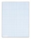 TOPS Quadrille Pad, 8.5 x 11 Inches, 8 Squares per Inch, 20 Pound Stock, 50 Sheets, White (33081)