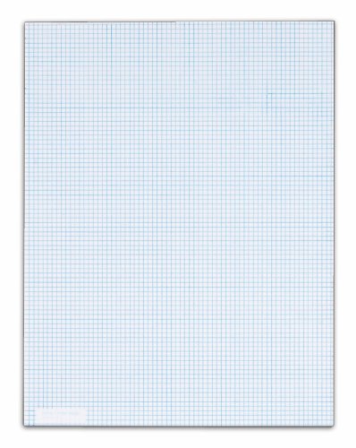TOPS Quadrille Pad - 8.5 x 11 Inches - 8 Squares per Inch - 20 Pound Stock - 50 Sheets - White (33081) Image TOPS Quadrille Pad - 8.5 x 11 Inches - 8 Squares per Inch - 20 Pound Stock - 50 Sheets - White (33081)
