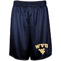 West Virginia Mountaineers Navy Blue Mesh Practice Shorts