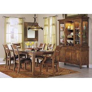 5 Piece Rectangular Dining Set In Rich And 5 Piece Rectangular Dining Set In Rich And