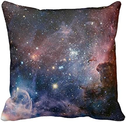 Personalized 18x18 Inch Square Cotton The Carina Nebula's hidden secrets Throw Pillows Throw Pillow Case Decor Cushion Covers