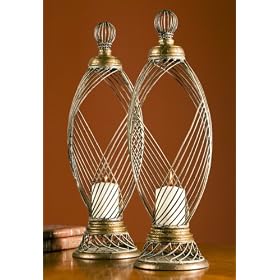 Kimono Traditional Japanese Limewash Tabletop Lanterns- Pair by Kathy Kuo Designs