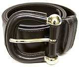 Burberry - Burberry Chocolate Leather Large Buckle Belt 11673728-424