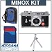 Minox DCC Leica M3 Plus Classic Digital Camera Kit, with 4 GB SD Memory Card, Camera Case , Table Top Tripod
