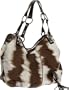 Brown Off White ''Tie Dye'' Tote