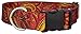 Country Brook Design | 1 1/2 Inch Deluxe Fire Paisley Dog Collar - Extra Large