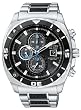 Citizen #CA0300-50E Men's Eco Drive Stainless Steel Carbon Fiber Inlay 200M Chronograph Sports Watch