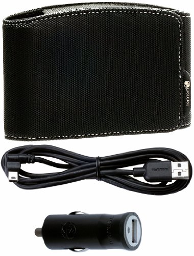 TomTom Second Car Kit (10,9 cm (4,3 Zoll) bis 12,7 cm (5 Zoll) Standardtasche, USB Charger Preisvergleich