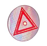 New Magnetic Safety Flashing Light 77 LED Triangle Red