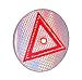 New Magnetic Safety Flashing Light 77 LED Triangle Red