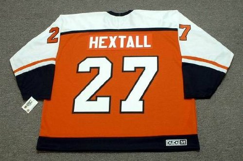 RON HEXTALL Philadelphia Flyers 1987 CCM Throwback Away NHL Hockey Jersey, LARGE