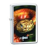 Original Zippo Lighter 24446 Mazzi - Snake, Brushed Chrome