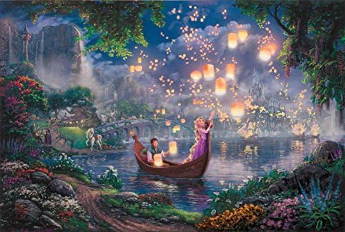 Poster Gallery Thomas Kinkade The Brothers Grimm Flynn princess Poster WALL Decor Custom-1827 size (inch):24x35