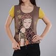 Jessie G. Women's Printed Scoop Neck Tee