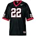 Nike Georgia Bulldogs #22 Black Replica Football Jersey