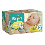 Pampers Swaddlers Diapers Big Pack Size Newborn 84 Count ~ Pampers