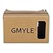 Google Cardboard DIY Kit, GMYLE Virtual Reality Viewer 3D Cardboard Glasses With thick Rubber Band for 4.4 to 5.5 inches Smart Phones