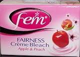 Fem Fairness Creme Bleach for Fair Skin Tones Apple & Peach 6.6g