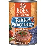 Eden Organic Canned Beans, Refried Kidney, 15-Ounce Cans (Pack of 12)