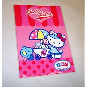 HELLO KITTY NOTEBOOK WITH STICKER SHEET