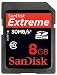SanDisk 8GB Extreme - SDHC Class 10 High Performance memory card (SDSDX3-008G-P31, Retail Packaging) - NEW 30MB/s edition