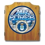 US Air Force Dart Cabinet includes Darts and Board