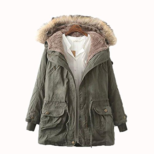 YeeNoke モッズコートレディースファッション モッズコートレデース大きいサイズ モッズコートレディース コートM L