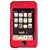 Apple iPod Touch 2nd Generation RED Snap-on Hard Rubberized Crystal Case GB 16 GB 16GB