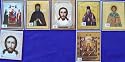Russian Icon Jesus Christ Virgin Mary Size: 4.5 x 5.5 x 3/16 (Series i-05.31-40)
