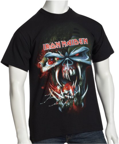 Produkt-Bild: EMI Shirts Iron Maiden Final Frontier - What Big Teeth Euro Tour 571855 Herren Shirts/ T-Shirts, Gr. 52/54 (L), Schwarz (black)