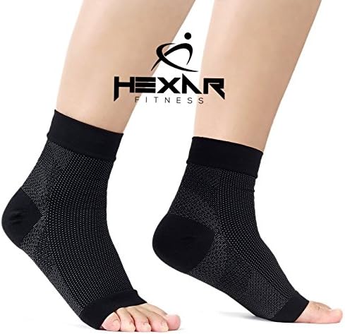 Plantar Fasciitis Socks Foot Care Compression Sock Sleeve with Arch &amp; Ankle Support and Heel Hugger Increases Circulation, Eases Swelling &amp; Acts Like a Brace to Relieve Pain (S/M) 1 Pair