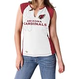 Reebok Arizona Cardinals Women's Two Toned Split Neck T-Shirt