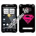 Search : HTC EVO 4G PINK SUPERMAN SYMBOL ON A BLACK HARD CASE COVER