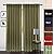 Blackout, Room Darkening Curtains Window Panel Drapes - (Olive Color) 2 Panel Set, 52 inch wide by 84 inch long each panel, 7 Back Loops per Panel, 2 Tie Back Included - By Utopia Bedding