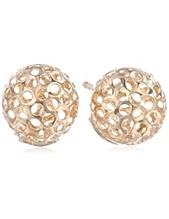 Duragold 14k Yellow Gold Pierced Ball Stud Earrings