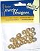 Gold Donut Cast Metal Lead Free Spacer Beads