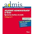 Concours adjoint administratif d'�tat �crit et oral cat�gorie C
