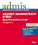 Concours adjoint administratif d'�tat �crit et oral cat�gorie C