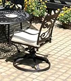 Alfresco Home Farfalla Dining Swivel Rocker w/ Optional Cushion