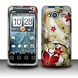 HTC Evo Shift 4G Sprint Rubberized Designer HARD PROTECTOR COVER CASE SNAP  ....