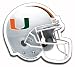 Miami Football Helmet Design Mouse Pad