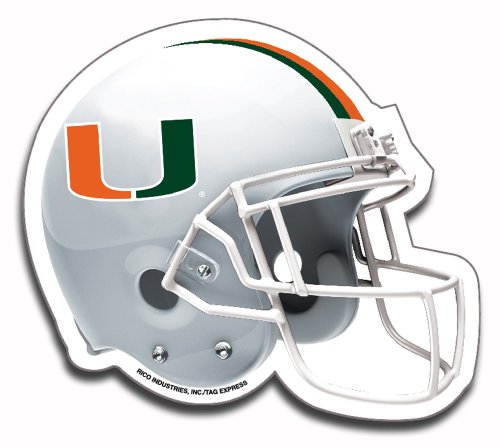 Miami Football Helmet Design Mouse Pad