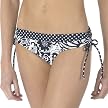 Xhilaration® Floral Side-Tie Hipster Bottoms with Dot Trim - Navy