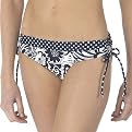 Xhilaration® Floral Side-Tie Hipster Bottoms with Dot Trim - Navy
