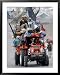A Pakistan Earthquake Survivor Family Ride a Vehicle as They Make Their Way to Mansehra Places Framed Art Poster Print, 31x39