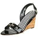 oh DEER! Women's Pout Sandal,Black,9 M