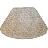Green & Tan Vine Wipe Clean Wedge-Shaped Placemat for Round Tables
