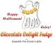 BOO Halloween Chocolate Fudge Box